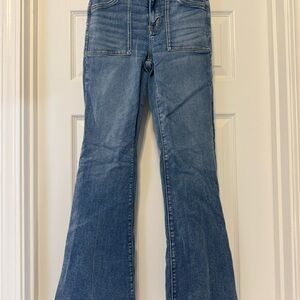 American Eagle Outfitters Blue Flare Jeans